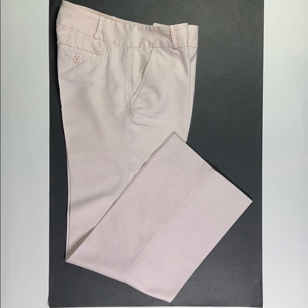 Y2K J. Crew Linen Cotton Favorite Fit Trouser Pants  8